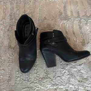 Rag & Bone black leather booties